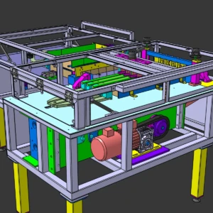 projekt CAD krajalnicy do wafli