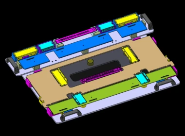 Oferta model CAD przyrządu do klejenia szyb AGD z osprzętem
