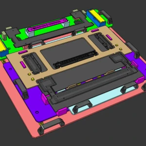 projekt CAD jiga do klejenia szyb do piekarników