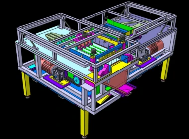 Oferta projekt CAD maszyny do krojenia wafli