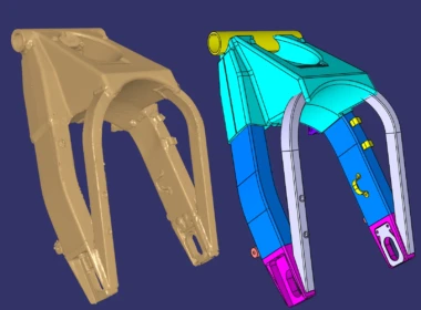 Oferta skan 3d i odtworzony model wahacza